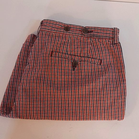 J.A.C.H.S Clothing men's shorts in 36 waist. Red, white and blue plaid. - Picture 4 of 5